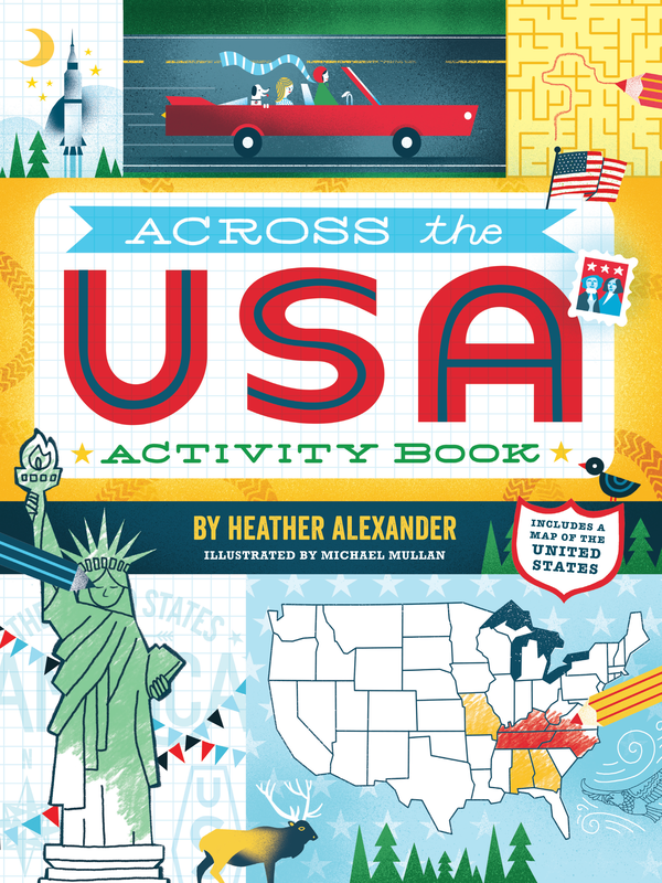 Across the USA Activity Book cover