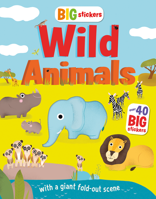 Big Stickers: Wild Animals cover