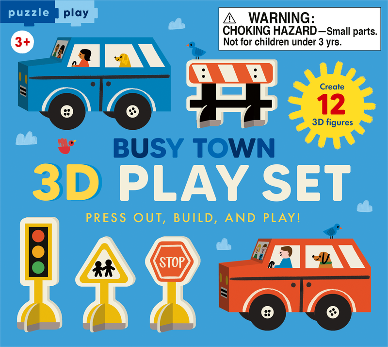 Puzzle Play: Busy Town 3D Play Set box