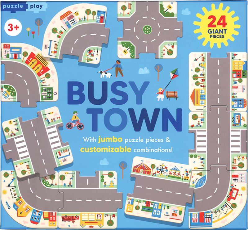 Puzzle Play: Busy Town box