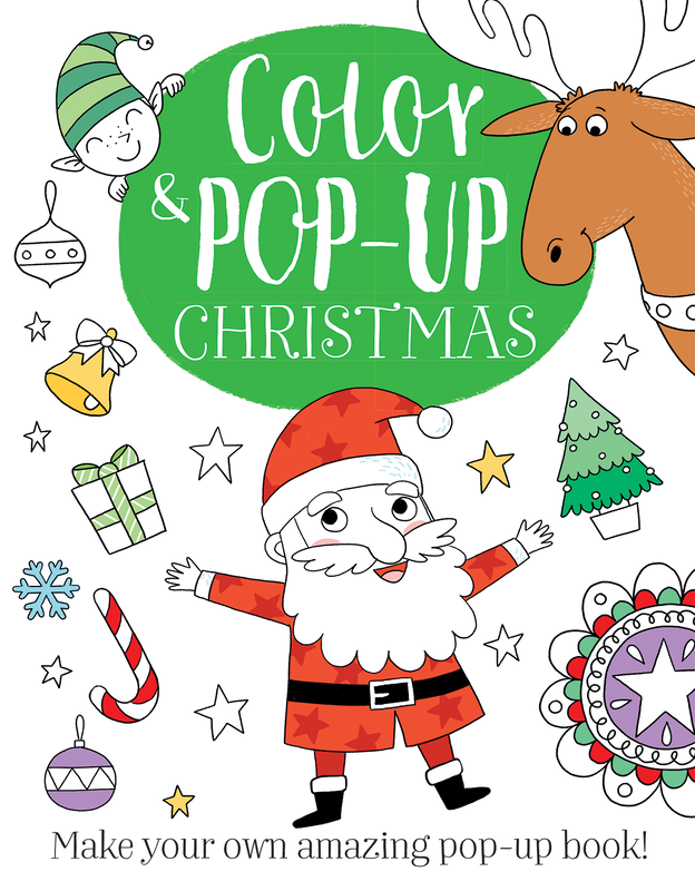 Color & Pop-up Christmas book cover