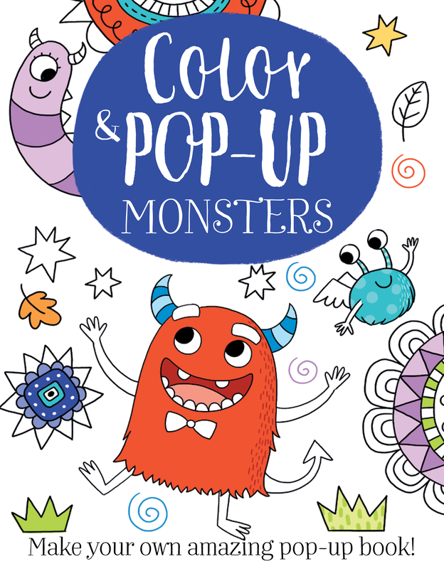 Color & Pop-up Monsters book cover