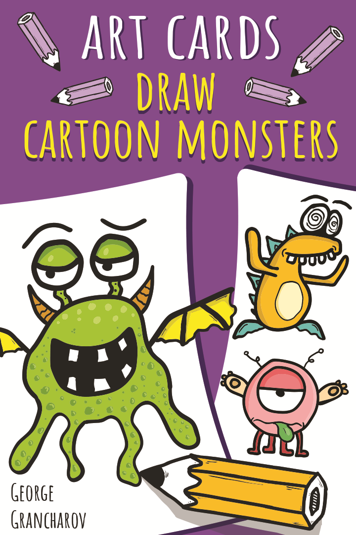 Art Cards: Draw Cartoon Monsters cover