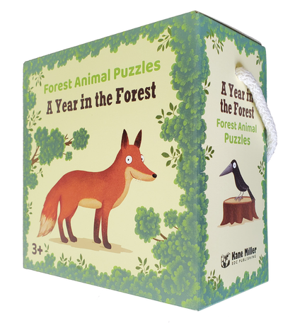 Year in the Forest Forest Animal Puzzles - Kane Miller Books