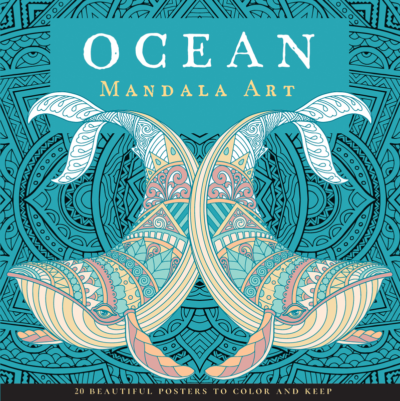 Mandala Art: Ocean cover