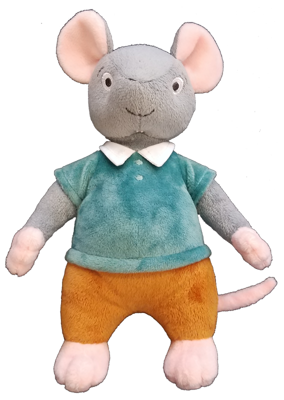 Grey Mouse plush